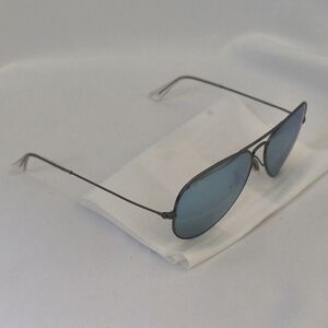 Ray-Ban Aviator Sunglasses with Dark Blue Lenses